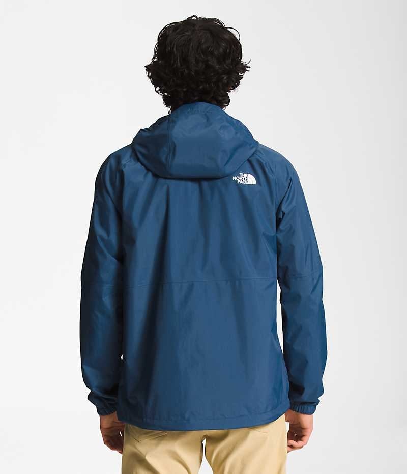 Chaqueta Impermeable The North Face Antora Hoodie Hombre Azules | CHILE-NWFPB