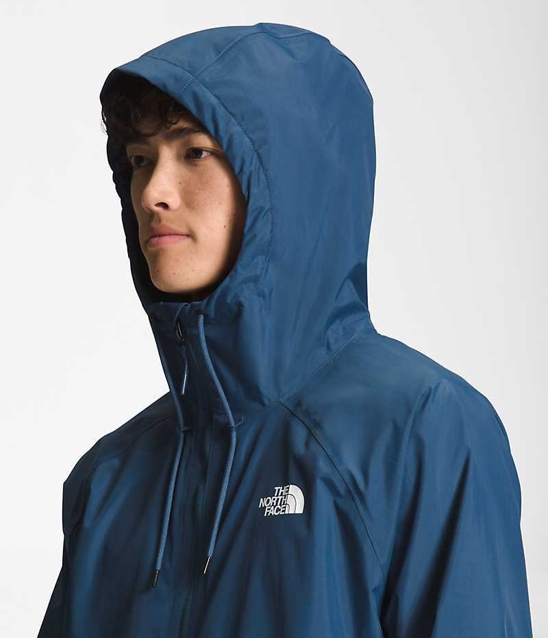 Chaqueta Impermeable The North Face Antora Hoodie Hombre Azules | CHILE-NWFPB