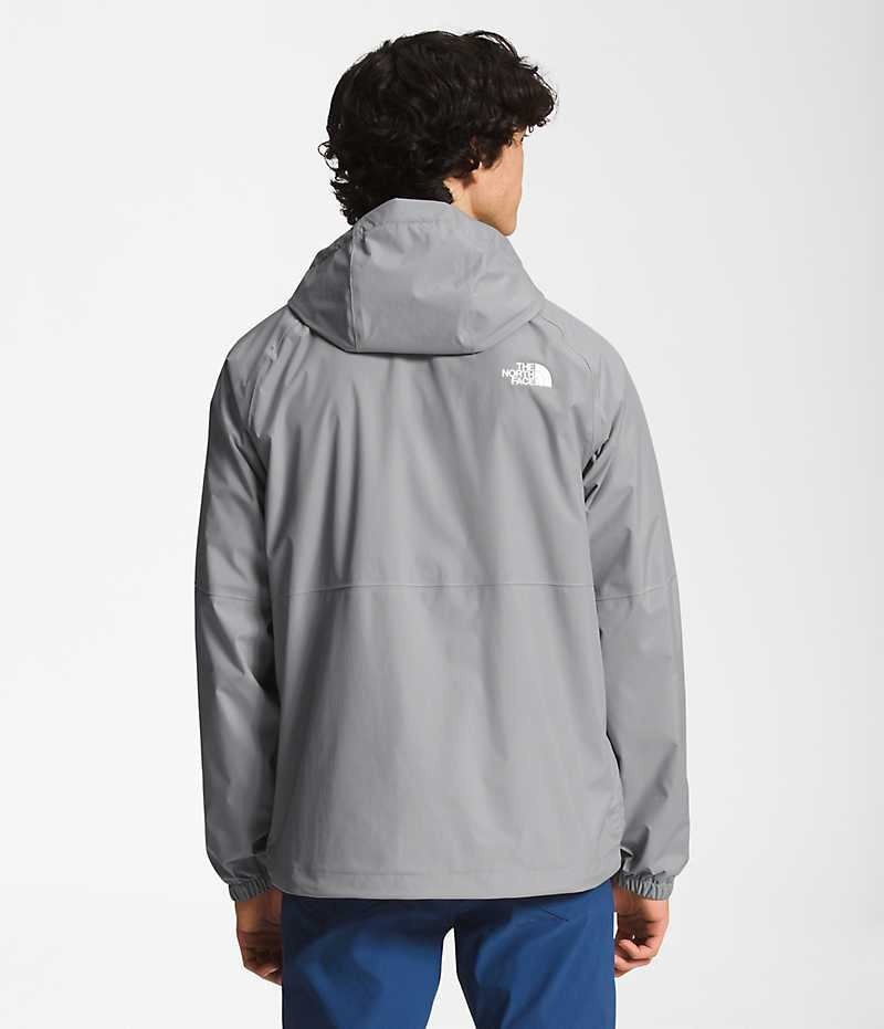 Chaqueta Impermeable The North Face Antora Hoodie Hombre Gris | CL-RYKXI