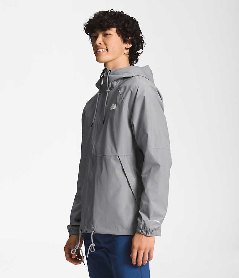 Chaqueta Impermeable The North Face Antora Hoodie Hombre Gris | CL-RYKXI