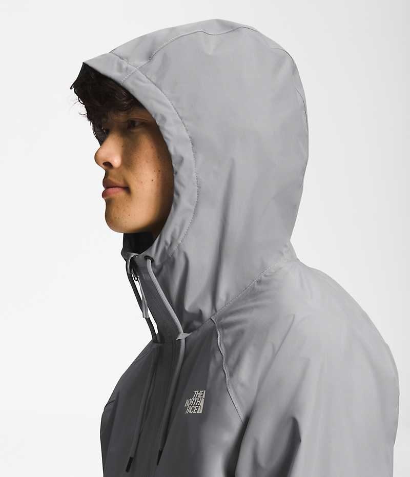 Chaqueta Impermeable The North Face Antora Hoodie Hombre Gris | CL-RYKXI