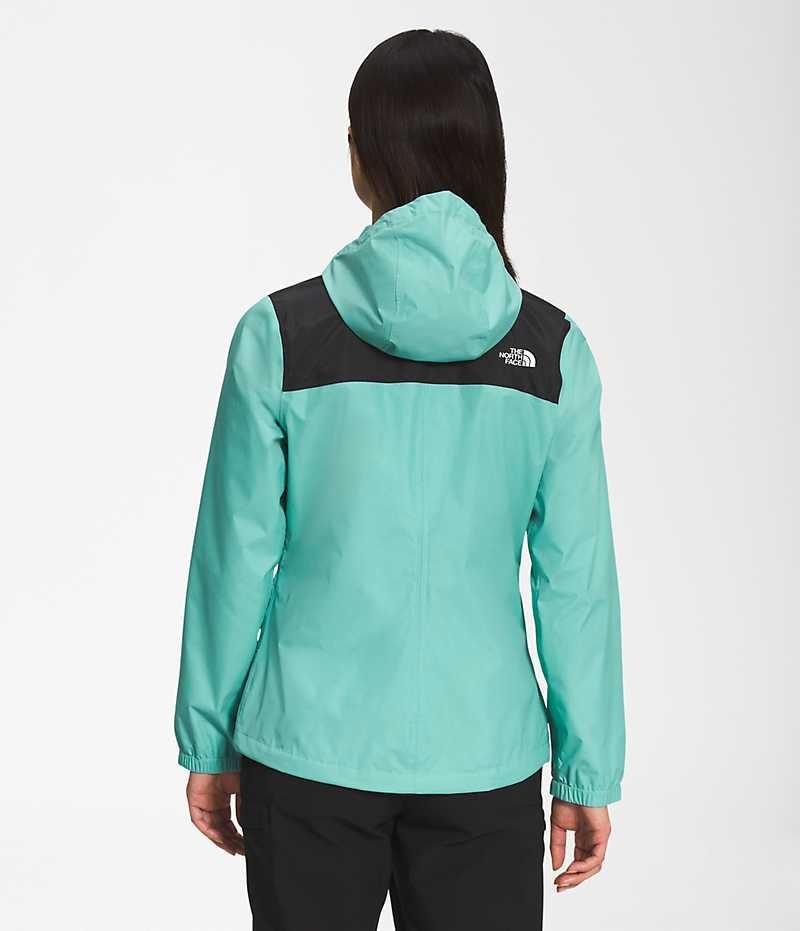 Chaqueta Impermeable The North Face Antora Mujer Turquesa | CHILE-ANGFM