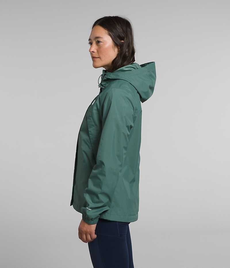 Chaqueta Impermeable The North Face Antora Mujer Verde | CL-BVTJC