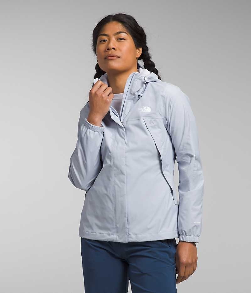 Chaqueta Impermeable The North Face Antora Mujer Azules Claro | CL-BJMSE