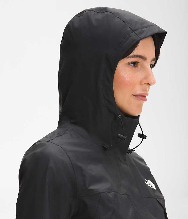 Chaqueta Impermeable The North Face Antora Mujer Negras | CL-KZYSR