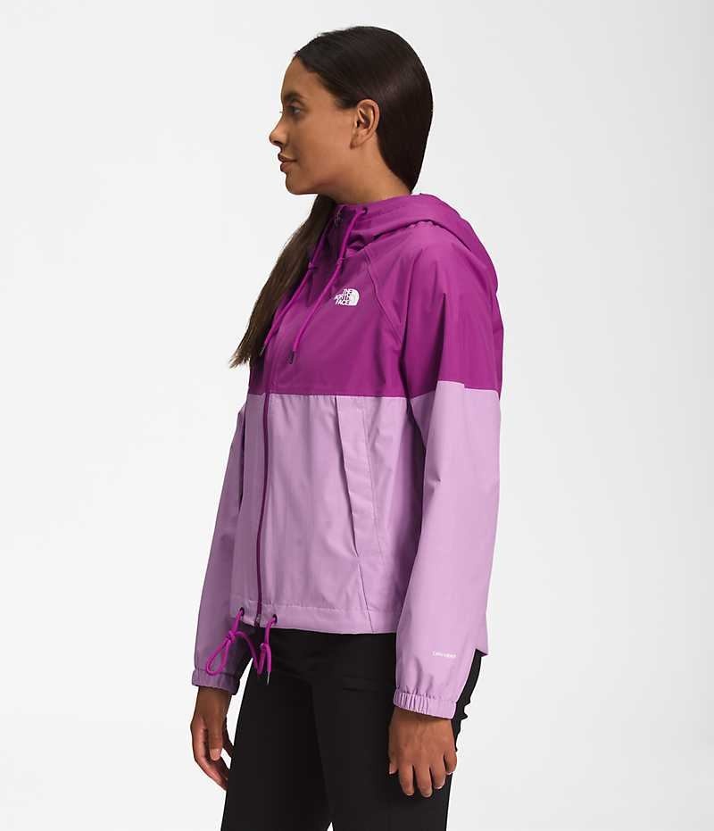 Chaqueta Impermeable The North Face Antora Hoodie Mujer Moradas | CL-QKBWO