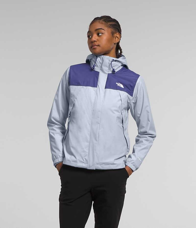 Chaqueta Impermeable The North Face Antora Triclimate® Mujer Azules | CL-ZIQFB