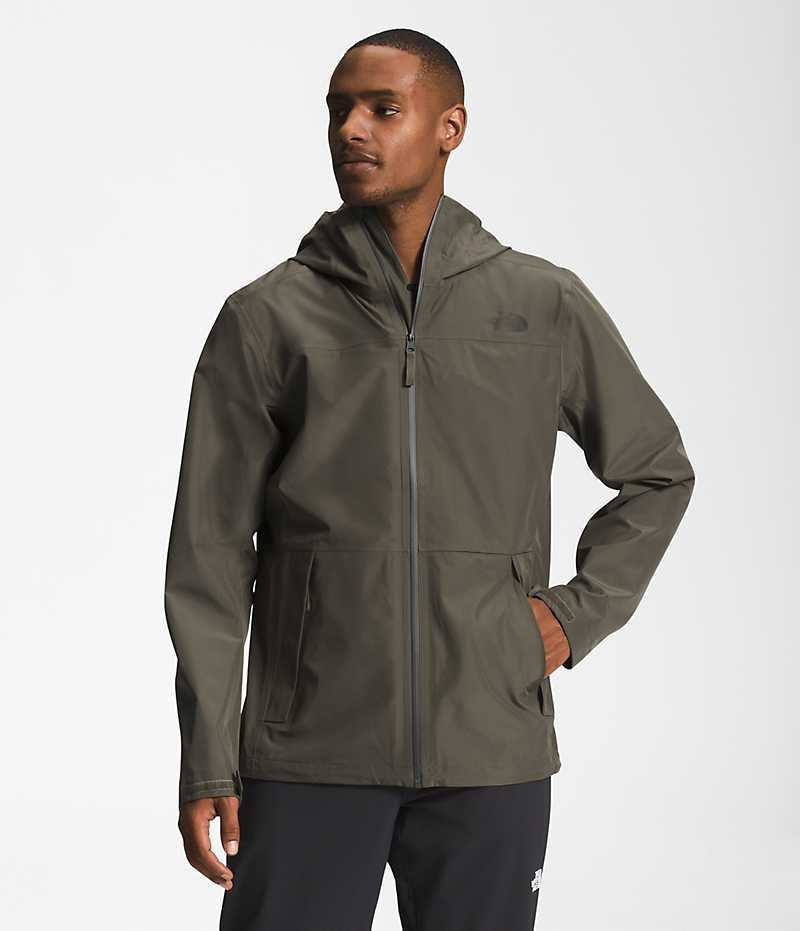 Chaqueta Impermeable The North Face Dryzzle FUTURELIGHT™ Hombre Verde Oliva | CL-CBSNP