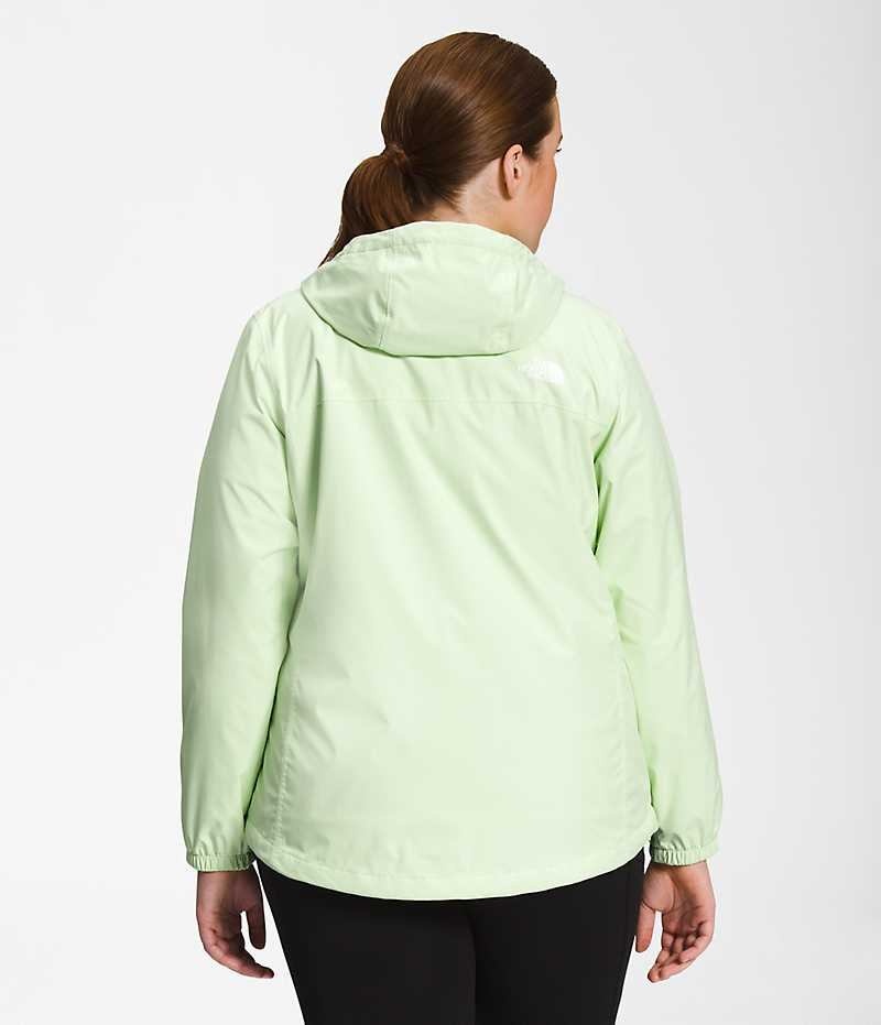 Chaqueta Impermeable The North Face Plus Antora Mujer Verde Menta | CL-EBLOR