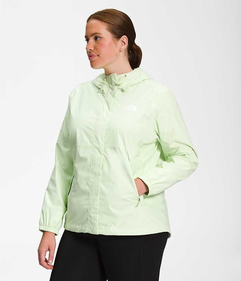 Chaqueta Impermeable The North Face Plus Antora Mujer Verde Menta | CL-EBLOR