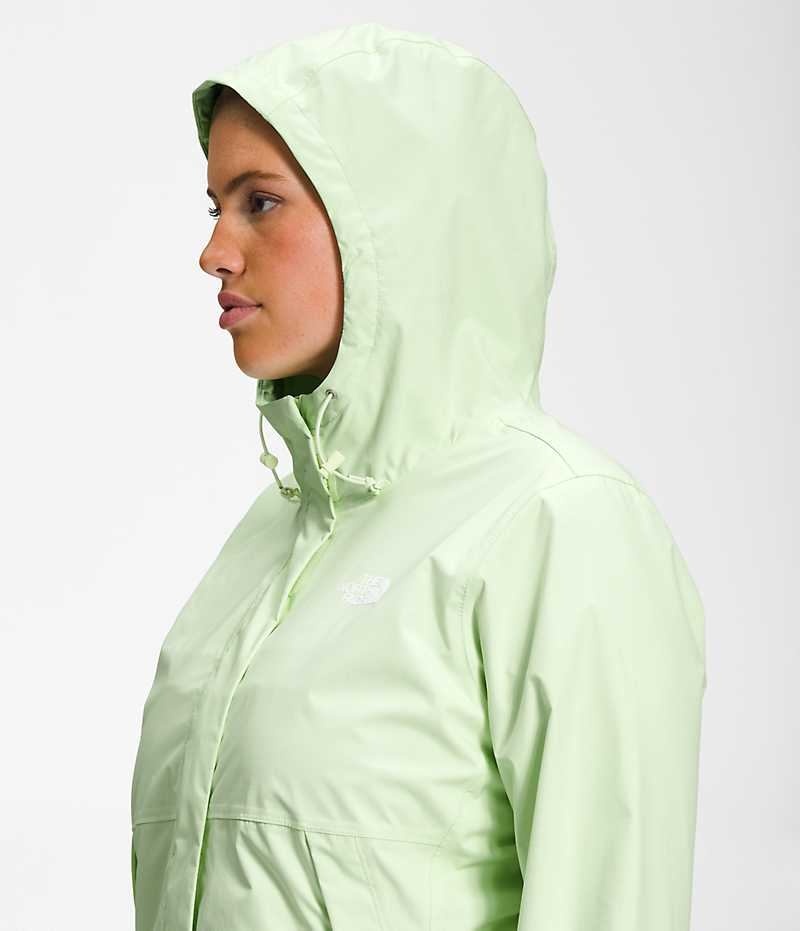 Chaqueta Impermeable The North Face Plus Antora Mujer Verde Menta | CL-EBLOR