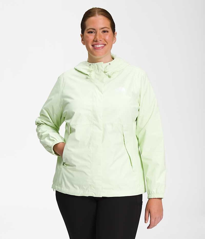 Chaqueta Impermeable The North Face Plus Antora Mujer Verde Menta | CL-EBLOR