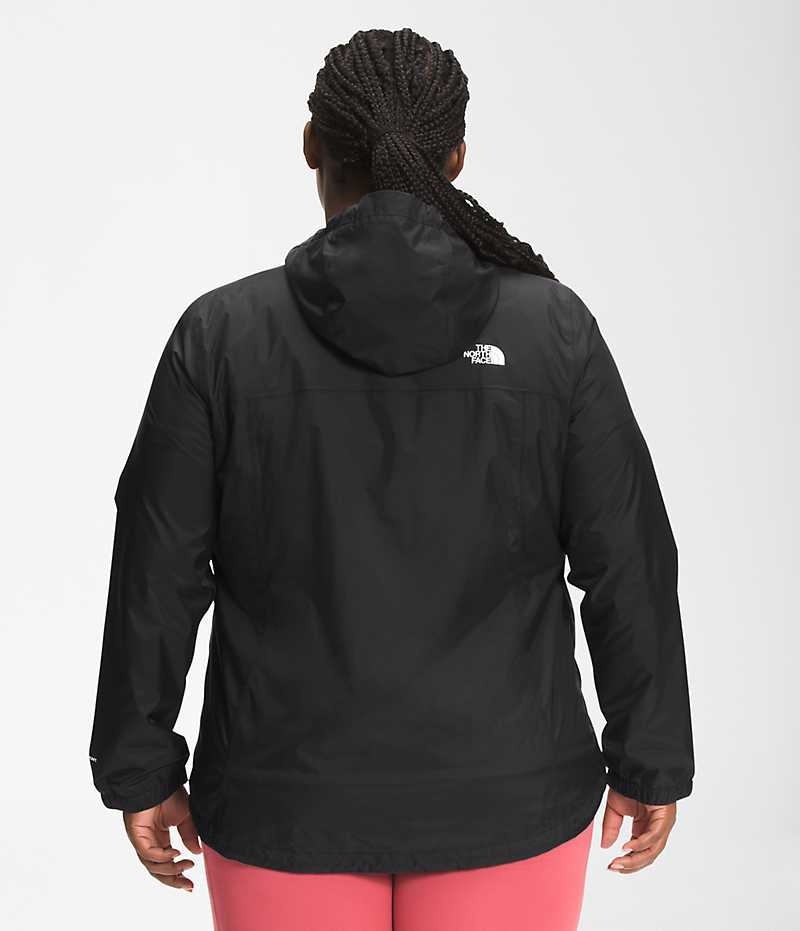 Chaqueta Impermeable The North Face Plus Antora Mujer Negras | CHILE-ALKEB