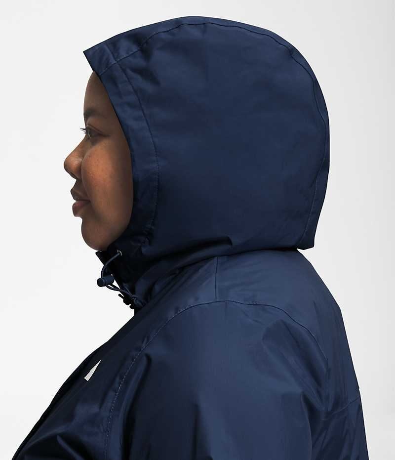 Chaqueta Impermeable The North Face Plus Antora Mujer Azul Marino | CL-YNKFS