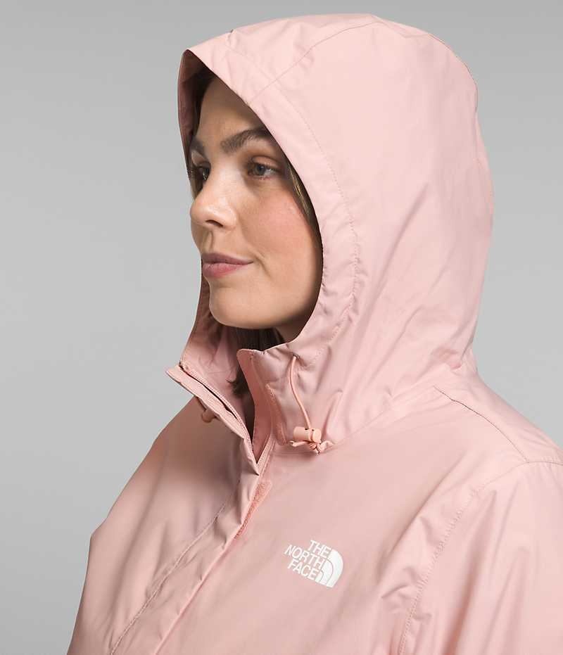 Chaqueta Impermeable The North Face Plus Antora Mujer Rosas | CHILE-QZKVI