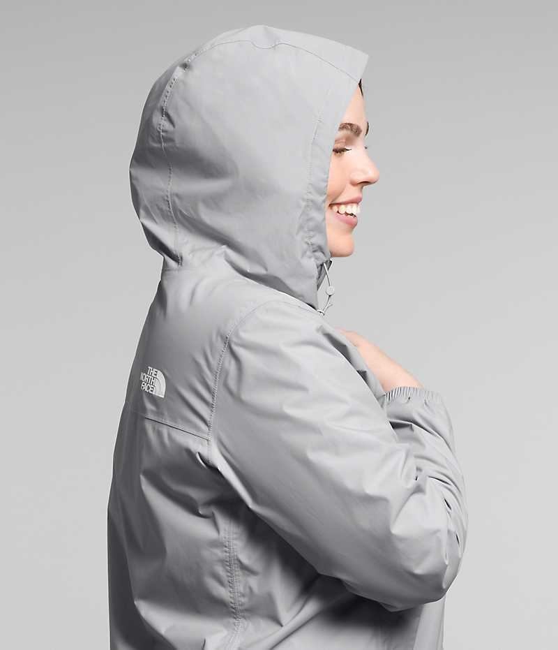 Chaqueta Impermeable The North Face Plus Antora Mujer Gris | CL-JEMYU