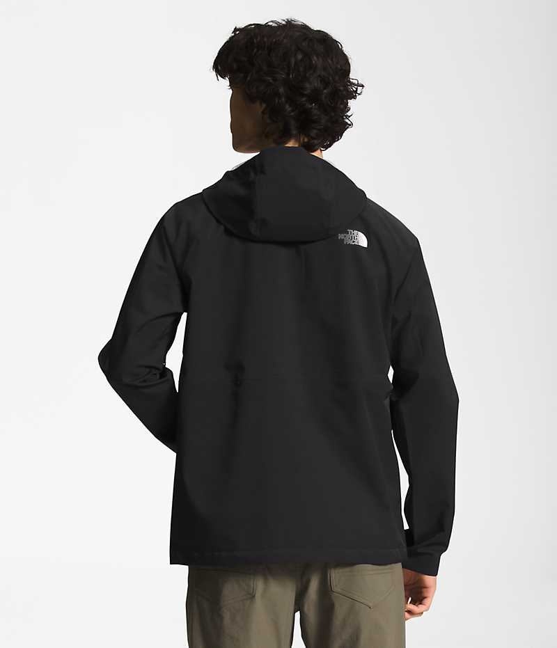 Chaqueta Impermeable The North Face Valle Vista Stretch Hombre Negras | CHILE-JWSDX