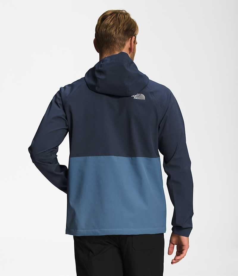 Chaqueta Impermeable The North Face Valle Vista Stretch Hombre Azules | CL-UVRCQ