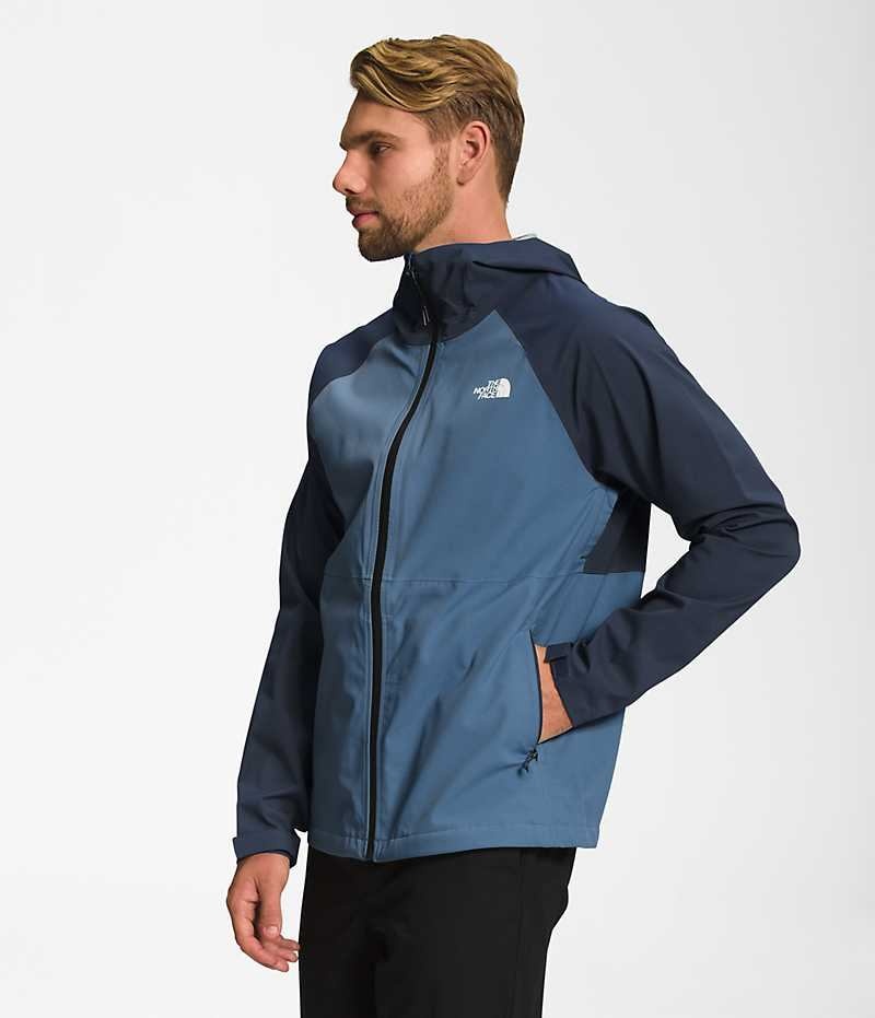 Chaqueta Impermeable The North Face Valle Vista Stretch Hombre Azules | CL-UVRCQ