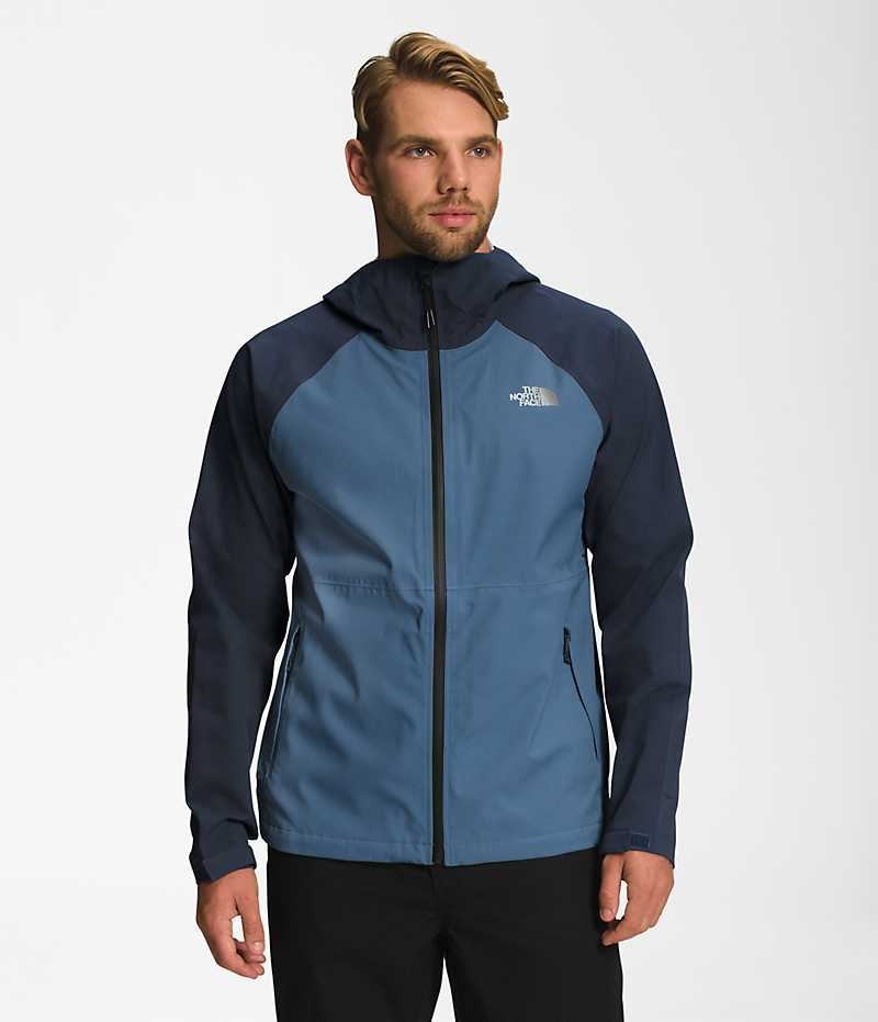 Chaqueta Impermeable The North Face Valle Vista Stretch Hombre Azules | CL-UVRCQ