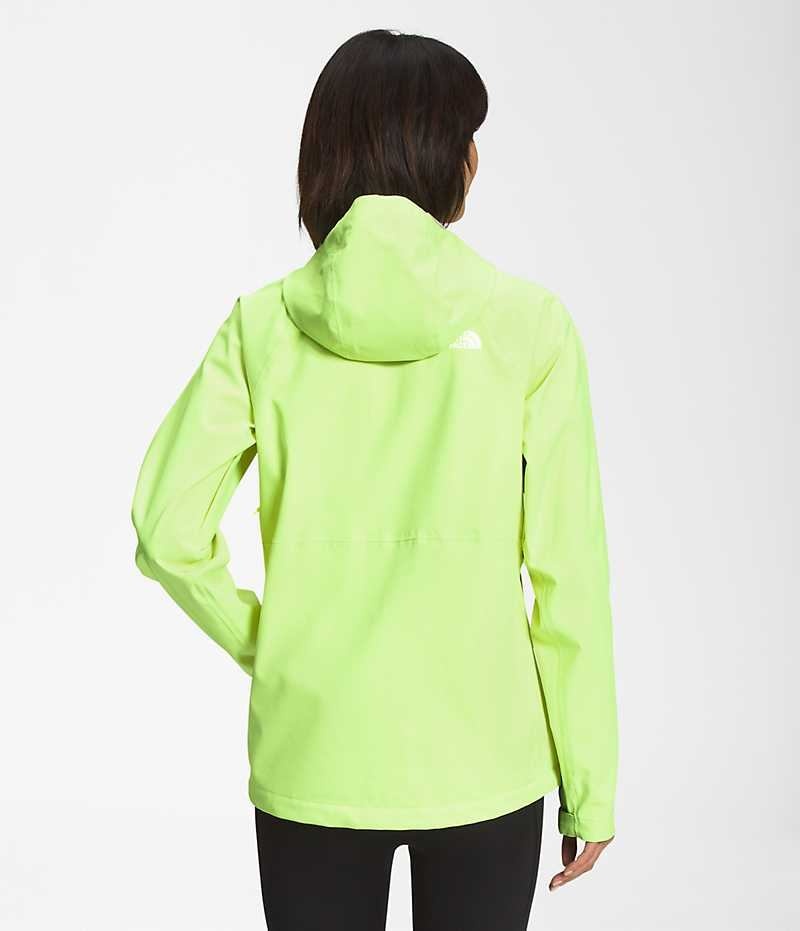 Chaqueta Impermeable The North Face Valle Vista Stretch Mujer Verde | CHILE-MKEJP