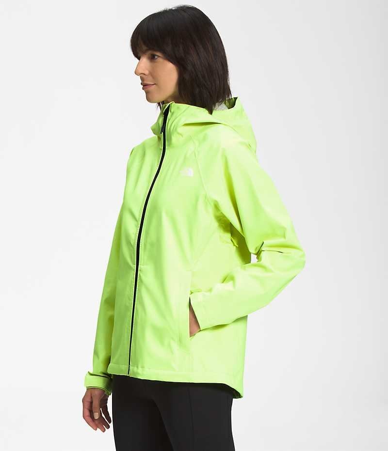 Chaqueta Impermeable The North Face Valle Vista Stretch Mujer Verde | CHILE-MKEJP