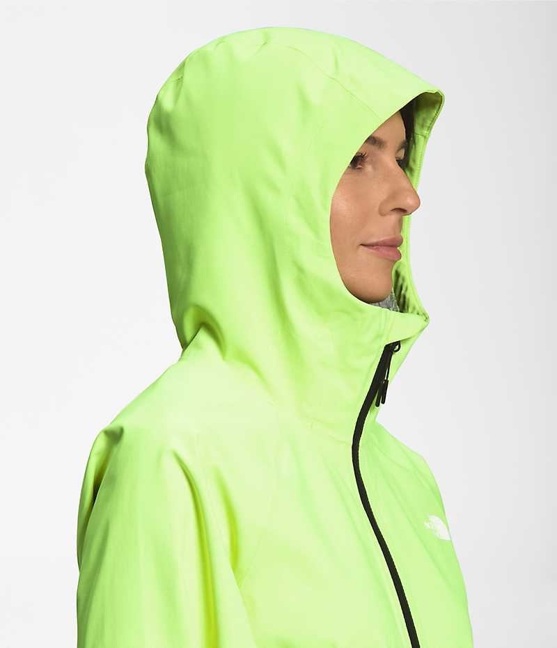 Chaqueta Impermeable The North Face Valle Vista Stretch Mujer Verde | CHILE-MKEJP