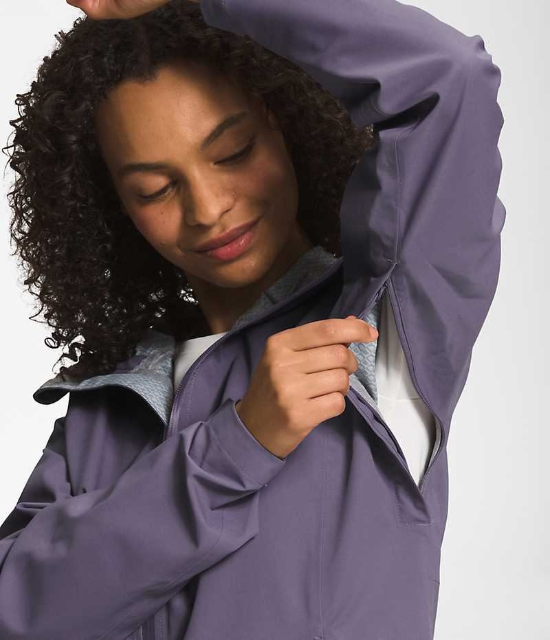 Chaqueta Impermeable The North Face Valle Vista Stretch Mujer Moradas | CL-QURFX