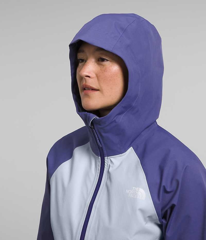 Chaqueta Impermeable The North Face Valle Vista Stretch Mujer Azules | CHILE-JWVSQ