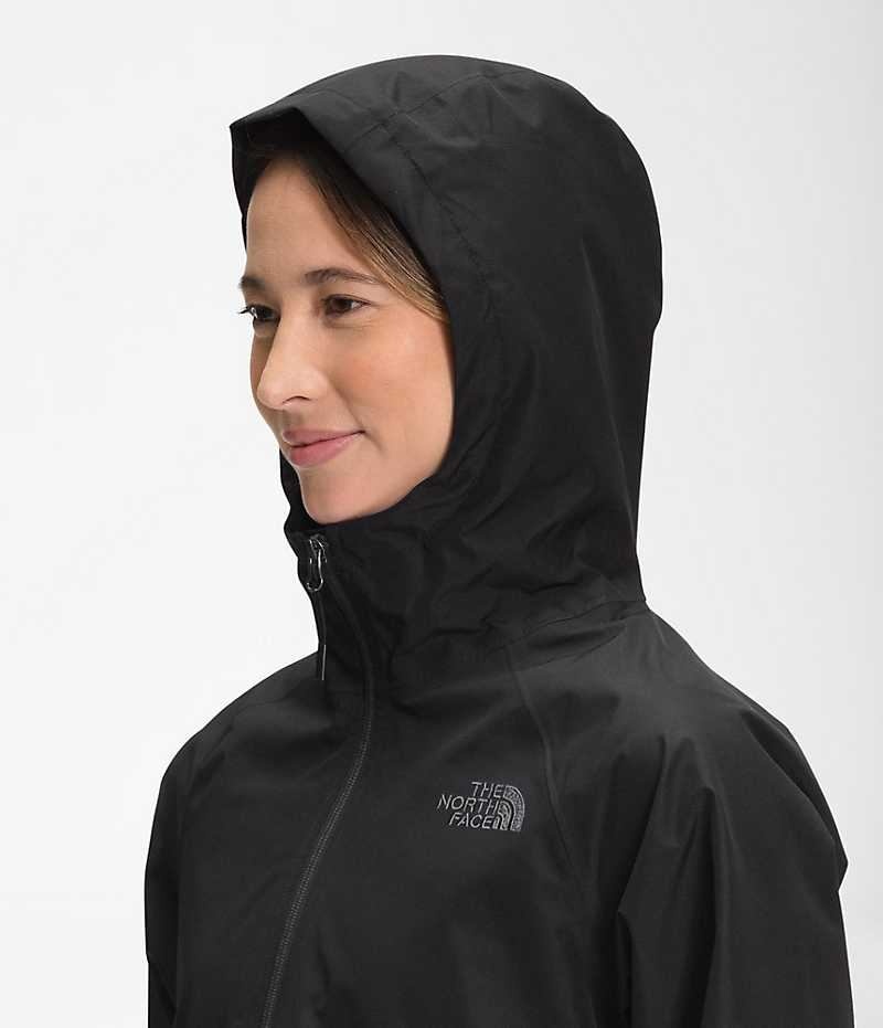 Chaqueta Impermeable The North Face Voyage Corta Mujer Negras | CL-ZMOFU