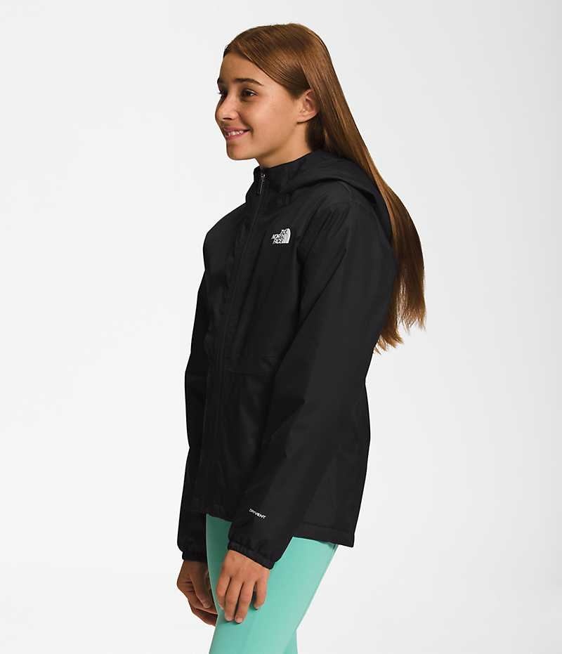 Chaqueta Impermeable The North Face Warm Storm Niña Negras | CHILE-BOEWX