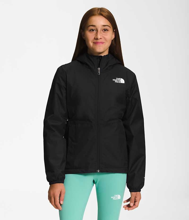 Chaqueta Impermeable The North Face Warm Storm Niña Negras | CHILE-BOEWX