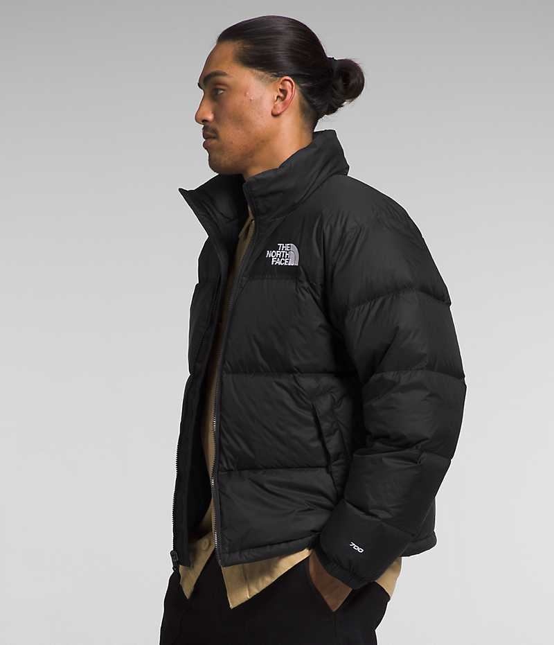 Chaqueta Plumas The North Face 1996 Retro Nuptse Hombre Negras | CHILE-BHAJI