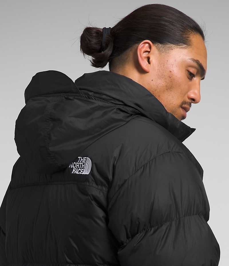 Chaqueta Plumas The North Face 1996 Retro Nuptse Hombre Negras | CHILE-BHAJI