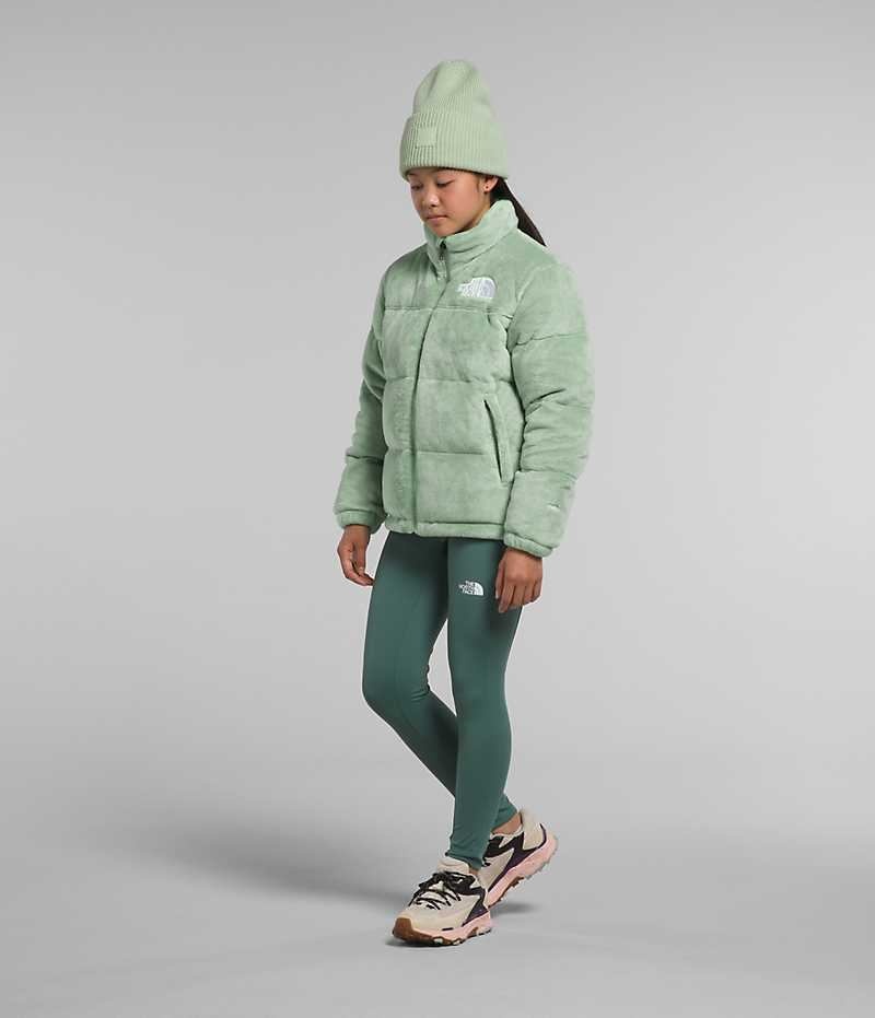 Chaqueta Plumas The North Face 1996 Retro Nuptse Niña Verde Menta | CHILE-SLBJR