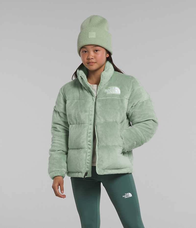 Chaqueta Plumas The North Face 1996 Retro Nuptse Niña Verde Menta | CHILE-SLBJR