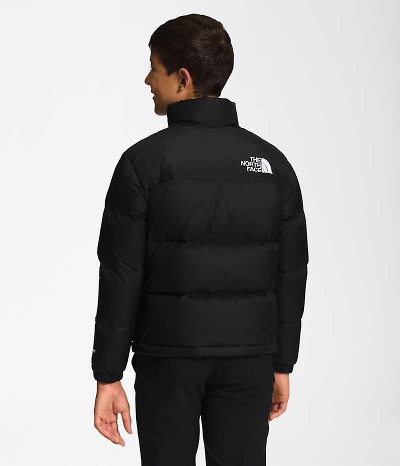 Chaqueta Plumas The North Face 1996 Retro Nuptse Niño Negras | CHILE-ZTHOB