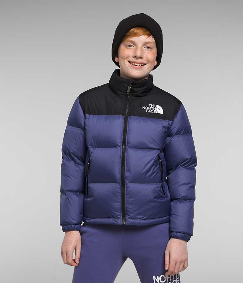 Chaqueta Plumas The North Face 1996 Retro Nuptse Niño Azules | CL-DGFUS