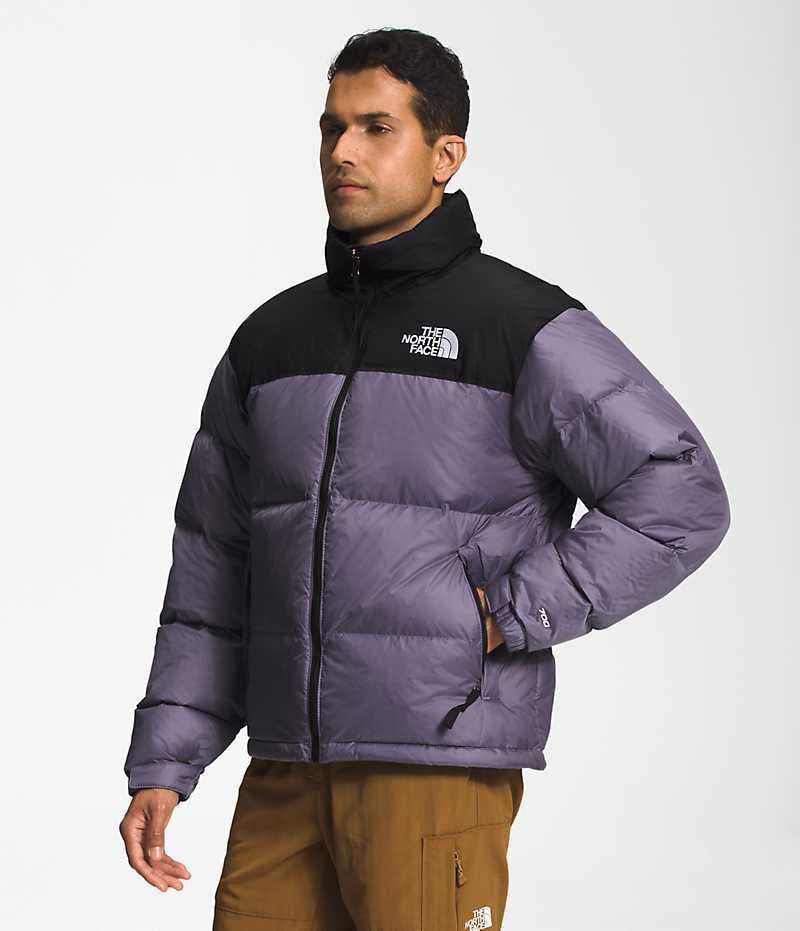 Chaqueta Plumas The North Face 1996 Retro Nuptse Hombre Moradas Negras | CL-UYOIG