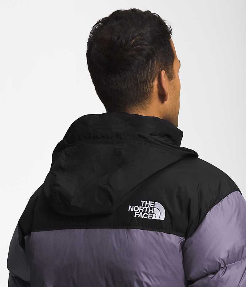 Chaqueta Plumas The North Face 1996 Retro Nuptse Hombre Moradas Negras | CL-UYOIG