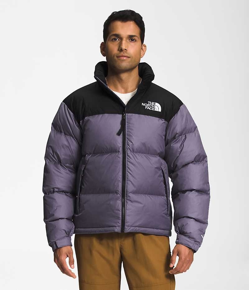 Chaqueta Plumas The North Face 1996 Retro Nuptse Hombre Moradas Negras | CL-UYOIG