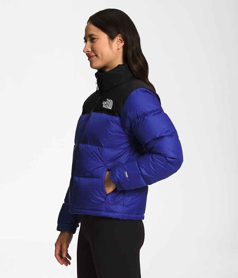 Chaqueta Plumas The North Face 1996 Retro Nuptse Mujer Azules | CHILE-SGYHW