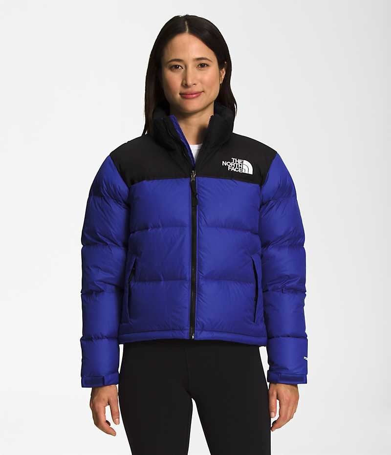 Chaqueta Plumas The North Face 1996 Retro Nuptse Mujer Azules | CHILE-SGYHW