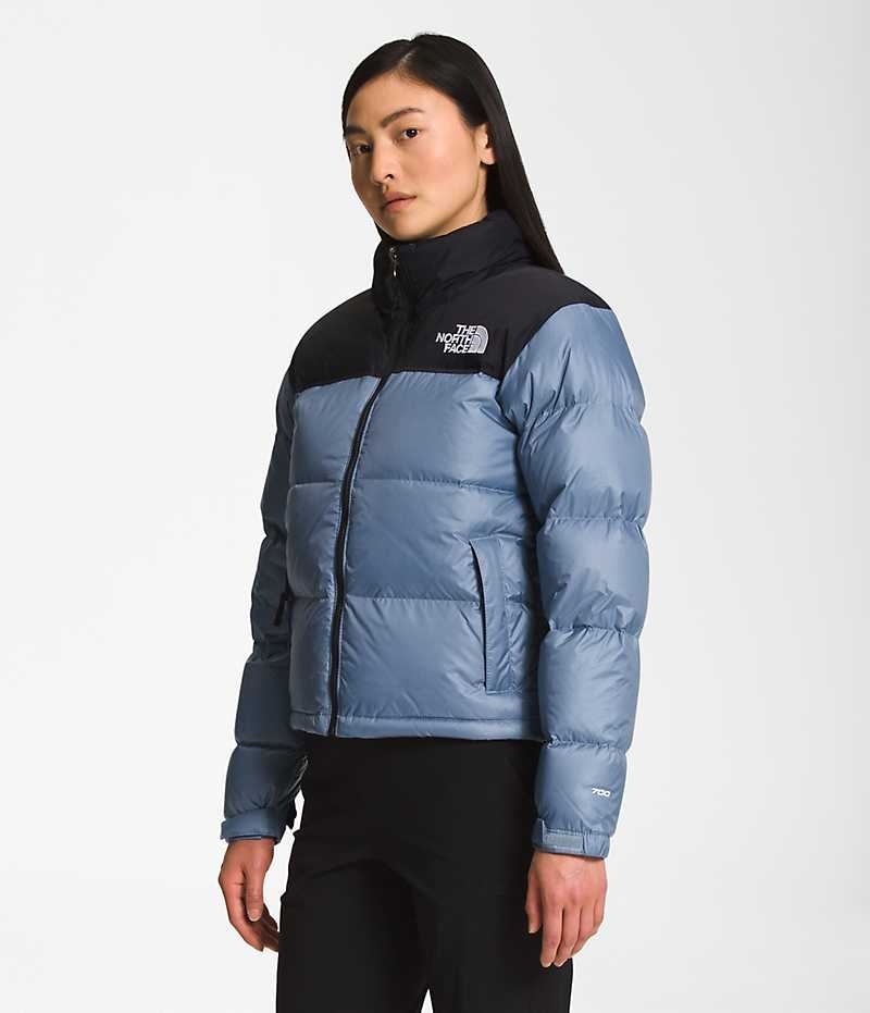 Chaqueta Plumas The North Face 1996 Retro Nuptse Mujer Azules | CL-QMSDA