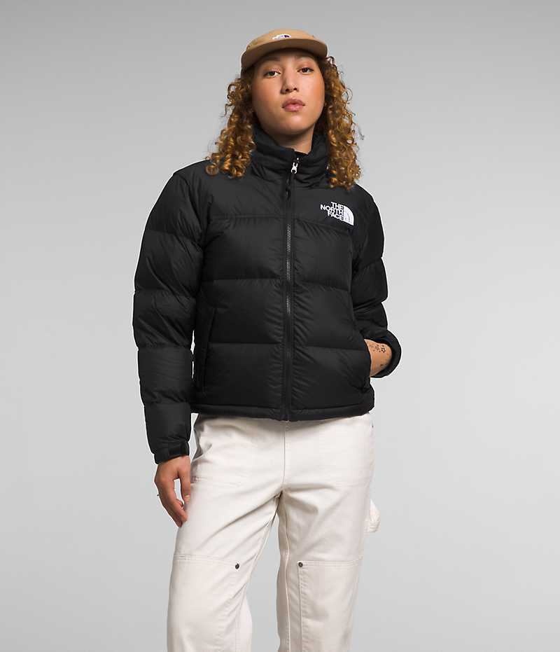 Chaqueta Plumas The North Face 1996 Retro Nuptse Mujer Negras | CL-VHYXZ