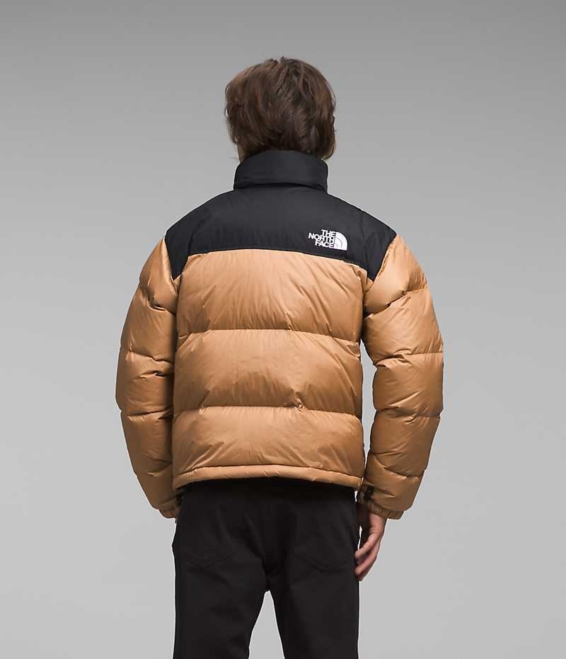 Chaqueta Plumas The North Face 1996 Retro Nuptse Hombre Beige Negras | CL-BMIJF