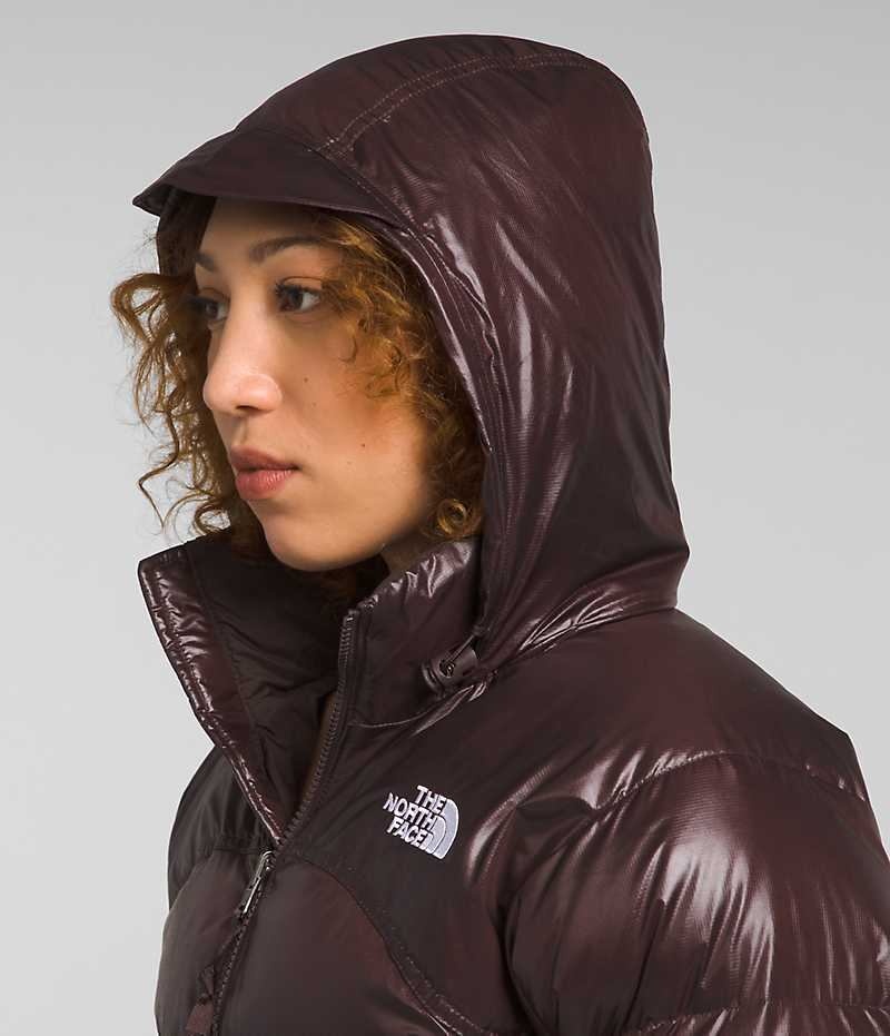 Chaqueta Plumas The North Face 2000 Retro Nuptse Mujer Marrones | CHILE-MVHNA