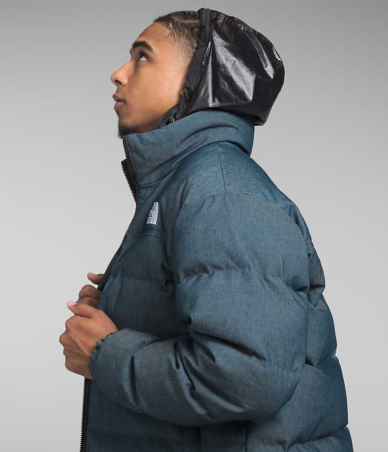 Chaqueta Plumas The North Face ’92 Reversible Nuptse Hombre Azules | CHILE-CXZPR