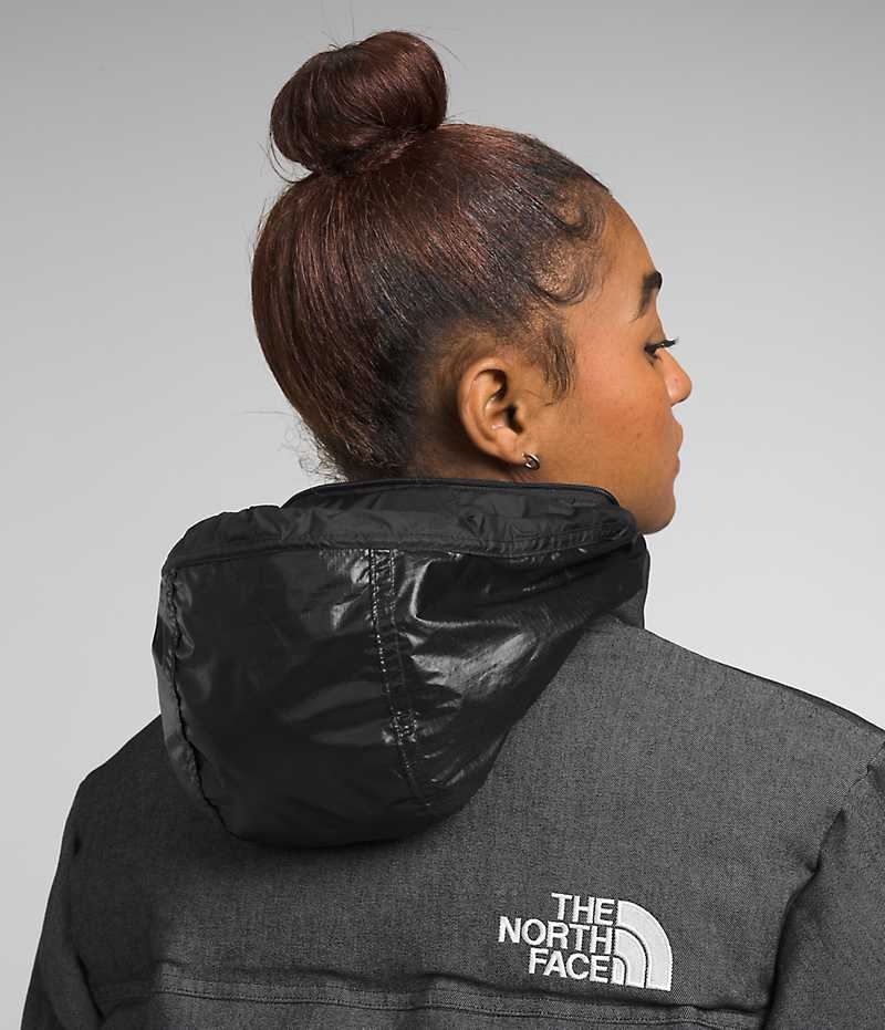 Chaqueta Plumas The North Face ’92 Reversible Nuptse Mujer Negras | CL-IRVFC