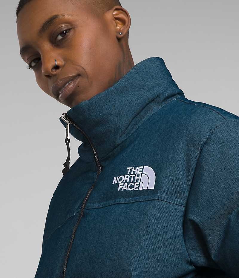 Chaqueta Plumas The North Face ’92 Reversible Nuptse Mujer Azules | CHILE-KBHYZ